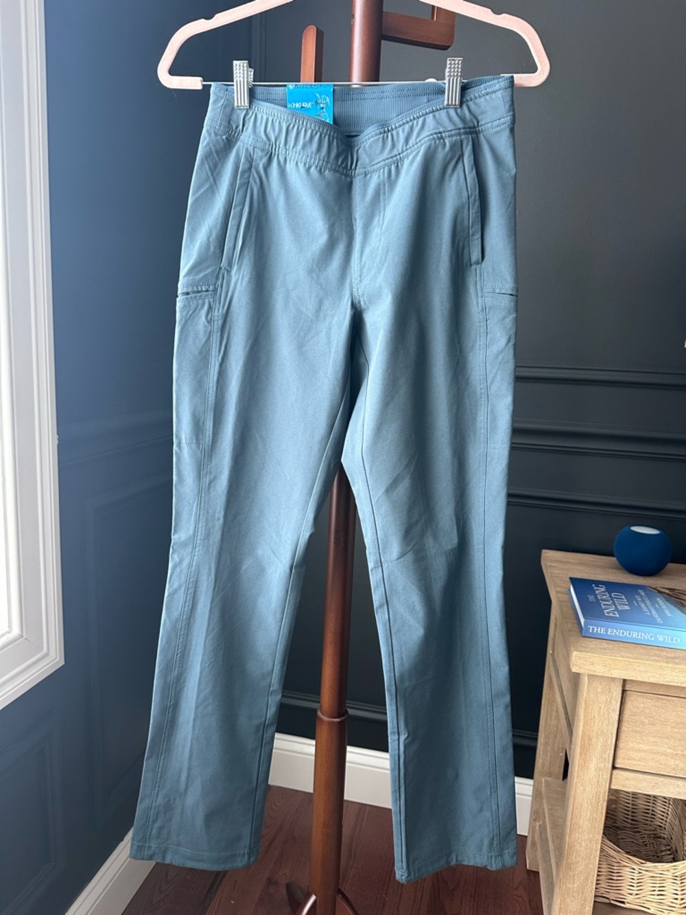 KÜHL Women’s Straight-Leg Performance Pants SPF 50+ Slate Blue -XS